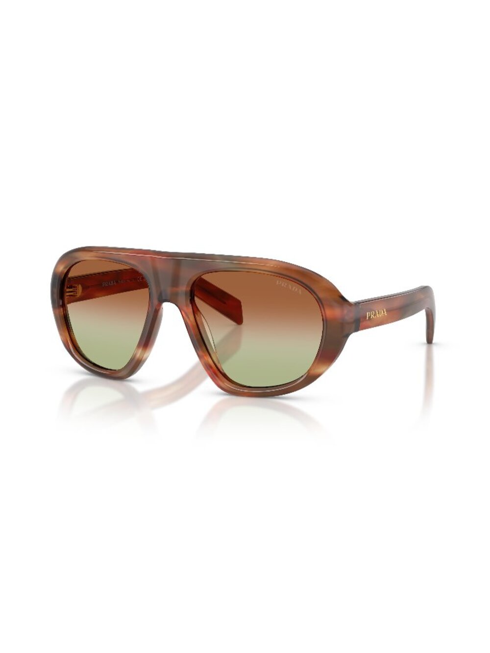 New Prada Women's Sunglasses Acetate Frame PR C05S 24G70T 57